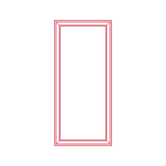 Objects Wall Mirrors Ikea Toftbyn Mirror Tall Line Art Svg Vector, Free Vectors File